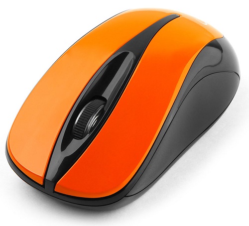  Мышь Wireless Gembird MUSW-325-O оранжевая, 1000 dpi, 3 кнопки/колесо