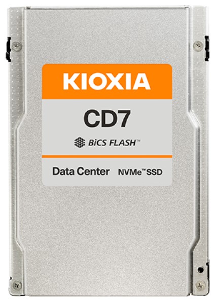 Накопитель SSD 2.5'' Toshiba (KIOXIA) KCD71RUG3T84 CD7-R, 3.84TB, PCIe 4.0 1x4 NVMe 1.4, 6650/3200MB/s, IOPS 1100K/180K, MTTF 2,5M, 1 DWPD TLC BiCS Fl