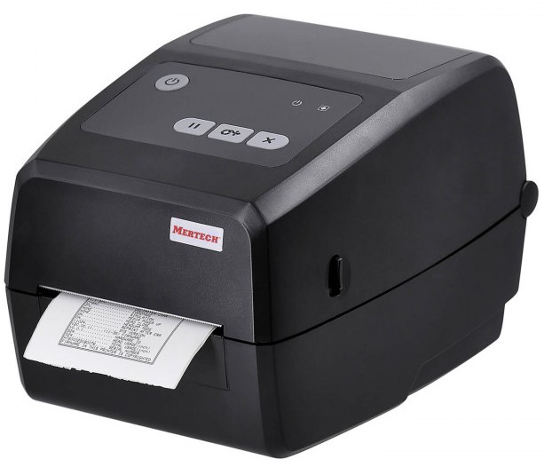 Принтер термотрансферный Mertech HT600 203 dpi (Ethernet, RS232, USB) black
