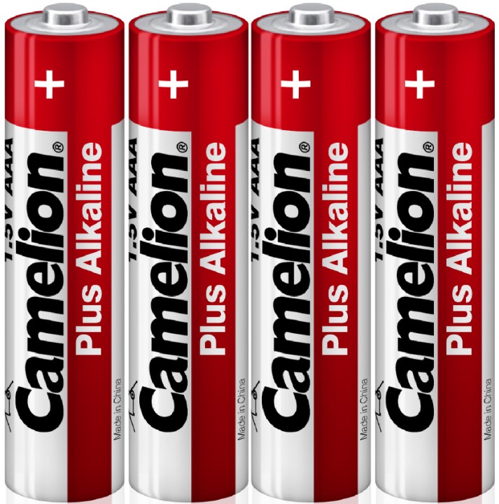 Батарейка Camelion LR03-SP4 Alkaline LR03/AAA, 1,5 В, 1250 мА.ч, 4 шт в упаковке