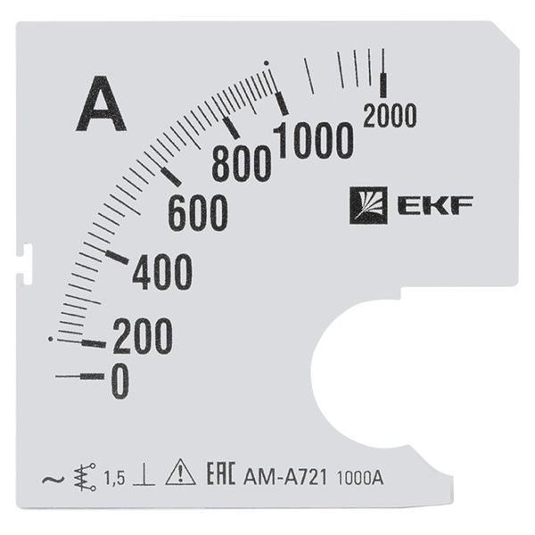 Шкала сменная EKF s-a721-1000 для A721 1000/5А-1,5