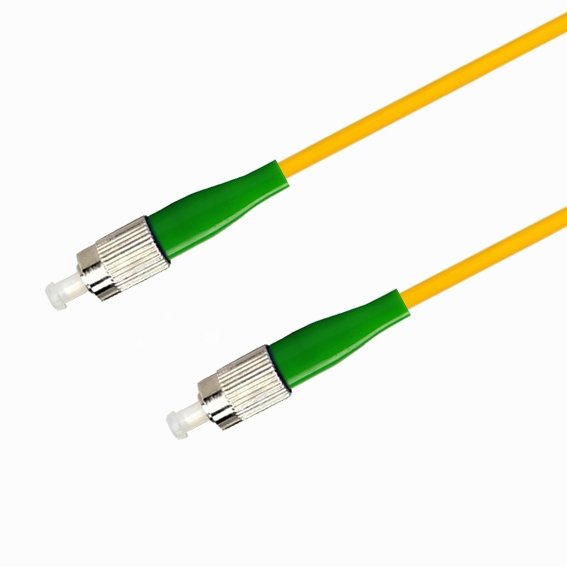 Патч-корд волоконно-оптический TELCORD ШОС-3.0-FC/A-FC/A-SM-3м-LSZH-YL simplex FC/APC-FC/APC, SM 9/125 (G652D), 3.0 мм, LSZH, 3м
