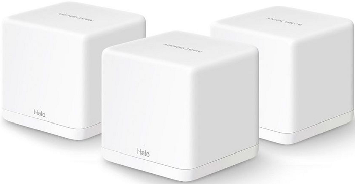  Роутер Mercusys Halo H30G AC1300, до 867 Мбит/с на 5 ГГц, до 400 Мбит/с на 2,4 ГГц