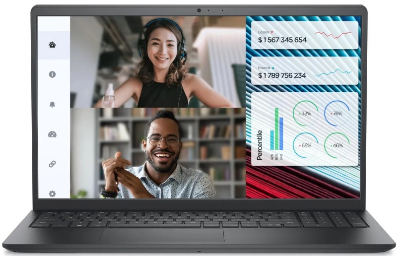   Xcom-Shop Ноутбук Dell Vostro 3520 i3-1215U/8GB/512GB SSD/noOS/UHD Graphics/15.6 WVA FHD/WiFi/BT/cam/noOS/black