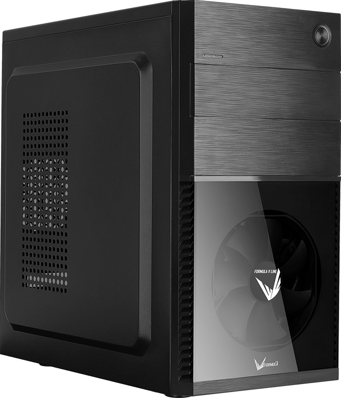 Корпус mATX FORMULA CS-105 4711401661924 без БП, USB 3.0, USB 2.0