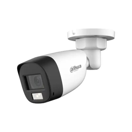 Видеокамера Dahua DH-HAC-HFW1500CLP-IL-A-0360B-S2 уличная цилиндрическая HDCVI с интеллектуальной двойной подсветкой 5Мп; CMOS; объектив 3.6мм
