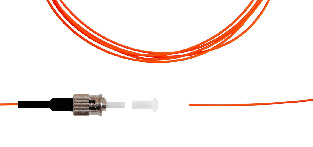 Пигтейл TELCORD ШОС-0.9-PT-ST/U-MM62-1.5м-LSZH-OR ST/UPC, MM62.5(OM1), 0.9мм, LSZH, 1.5м