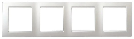 Рамка Simon 1500640-030 Simon 15 Белый 4-я