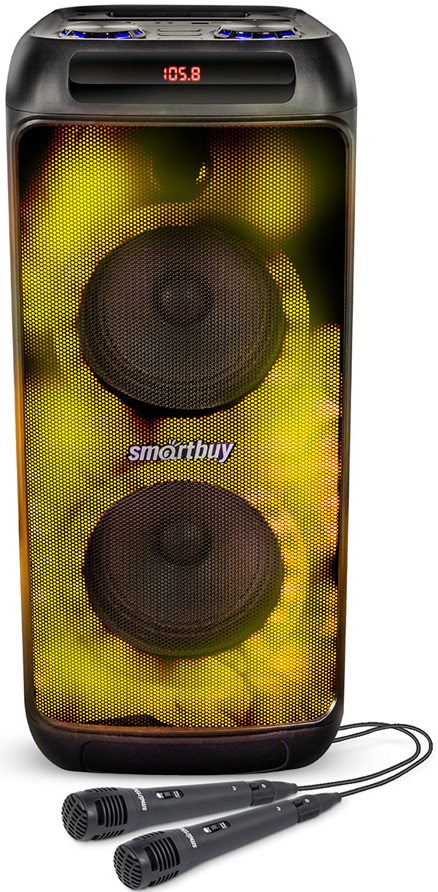 Портативная акустика SmartBuy SBS-5190 напольная FLAMER, 60Вт, Bluetooth, MP3, FM-радио, караоке (1/1)