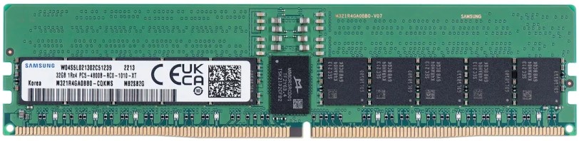 Модуль памяти DDR5 32GB Samsung M321R4GA0BB0-CQK PC5-38400 4800MHz (2Rx4) ECC Reg  1.1V OEM
