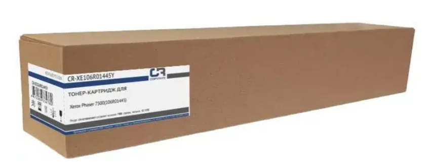Тонер-картридж CopyRite CR-XE106R01445Y для Xerox Phaser 7500, 17800стр, yellow