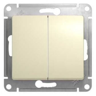 Выключатель Schneider Electric GSL000251 2-клавишный, сх.5