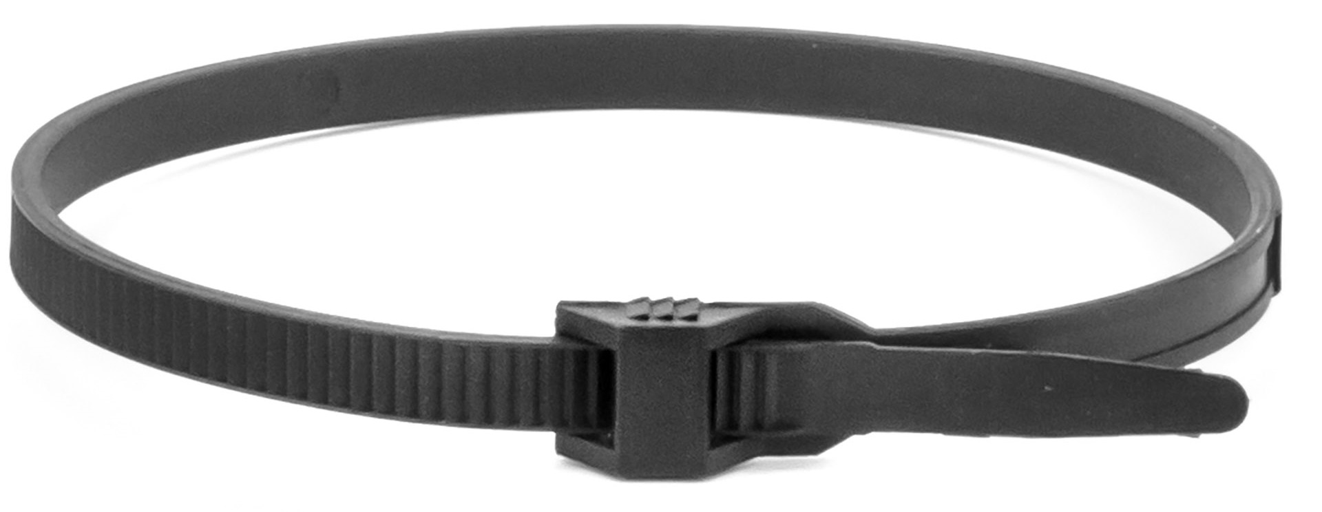 Хомут DKC 26454SR P12 гибкий, чёрный, 7,6х370 мм, Quadro, уп/100 шт, (замена выведенному из ассортимента 26454)