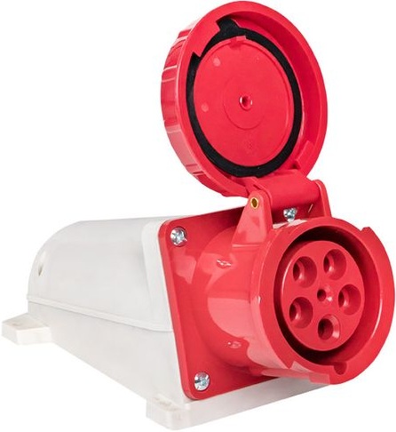 Розетка стационарная наружная EKF ps-135-63-380 135 3Р+РЕ+N 63А 380В IP67