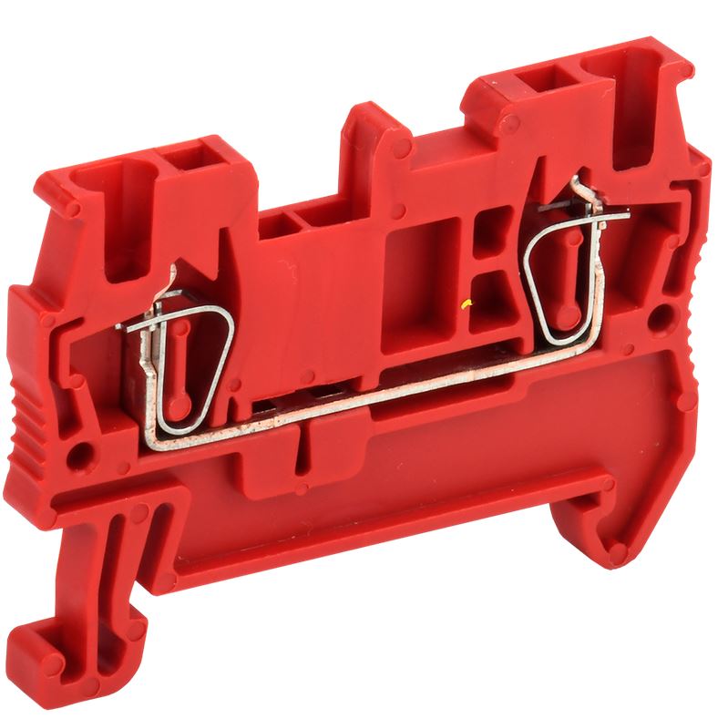 Клемма пружинная IEK YZN11-001-K04 КПИ 2в-1,5 17,5А красный