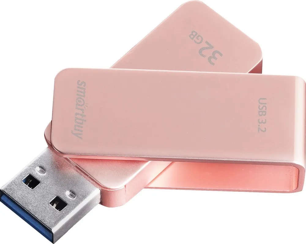 Накопитель USB 3.0 32GB SmartBuy SB032GM1A M1 розовый металлик