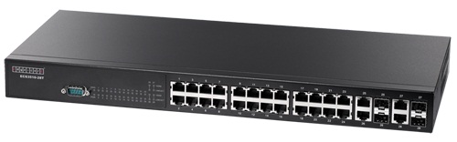 Коммутатор управляемый Edge-Core ECS3510-28T 24x10/100Base-TX, 4xCombo1000Base-T/SFT slot, L2