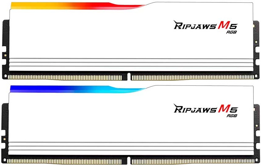 Модуль памяти DDR5 96GB (2*48GB) G.Skill F5-6400J3239F48GX2-RM5RW RIPJAWS M5 RGB PC5-51200 6400MHz CL32 1.35V