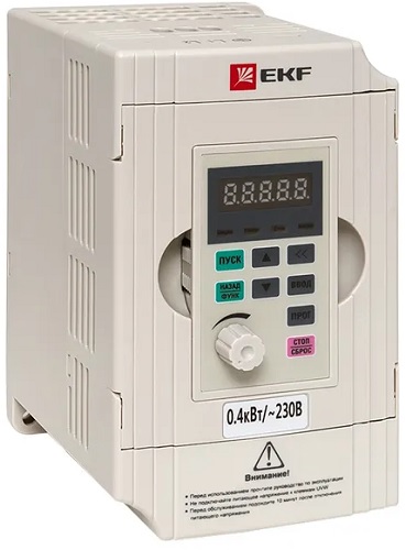 Преобразователь частоты EKF VT100-0R4-1B 0,4/0,75кВт 1х230В VECTOR-100