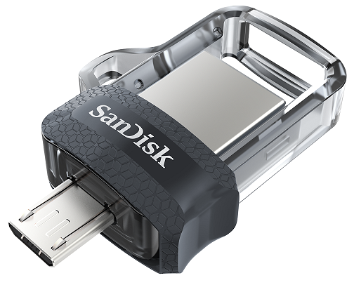  Накопитель USB 3.0 32GB SanDisk Ultra Dual SDDD3-032G-G46 черный