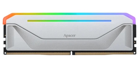 Модуль памяти DDR5 32GB Apacer NOX AH5U32G64C552NWAA-1 RGB White PC5-51200 6400MHz CL32 1.4V, XMP, heatsink RET