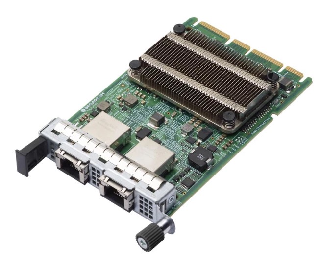 Сетевой адаптер Dell 540-BCOD 57416 Dual Port 10GbE BASE-T Adapter, OCP NIC 3.0