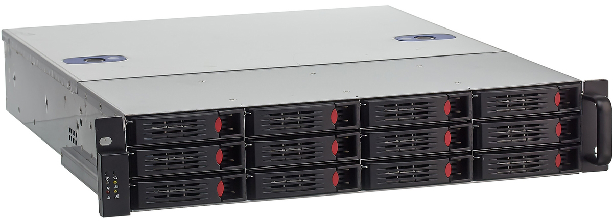 Корпус серверный 2U Exegate Pro 2U550-HS12 EX281294RUS 19, глубина 550, БП 1U-500ADS,12xHotSwap, USB