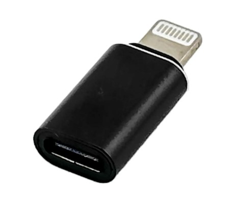 Переходник Buro BU-LIGHT-TYPEC(F) Lightning (m)-USB Type-C (F) черный (1999374)