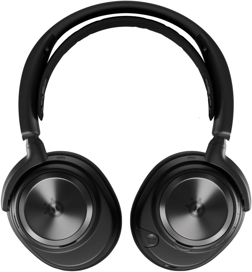   Xcom-Shop Наушники с микрофоном SteelSeries Arctic Nova Pro 61520 черные, мониторные, BT, оголовье
