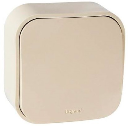 Выключатель Legrand 782230 1-клавишный 10А (бежевый)