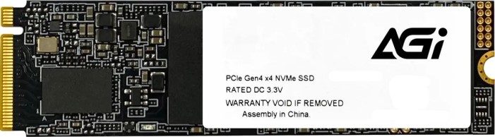 SSD AGI Накопитель SSD M.2 2280 AGI AGI2T0G43AI818 2TB PCIe 4.0 x4 5200/4700MB/s MTBF 1.6M TBW 1200
