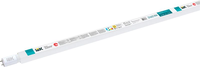 Лампа светодиодная IEK LLE-T8-24-230-40-G13 LED T8 линейная 24Вт 230В 4000К 1500мм G13