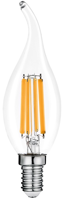 Лампа светодиодная WOLTA WF-CT35-7W6KE14 FILAMENT 7Вт 6500K Е14