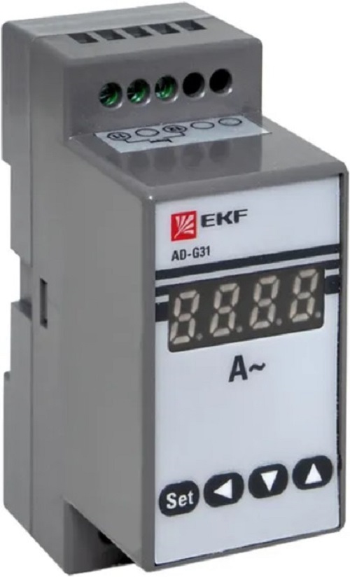 Амперметр EKF ad-g31 цифровой на DIN однофазный PROxima (без поверки