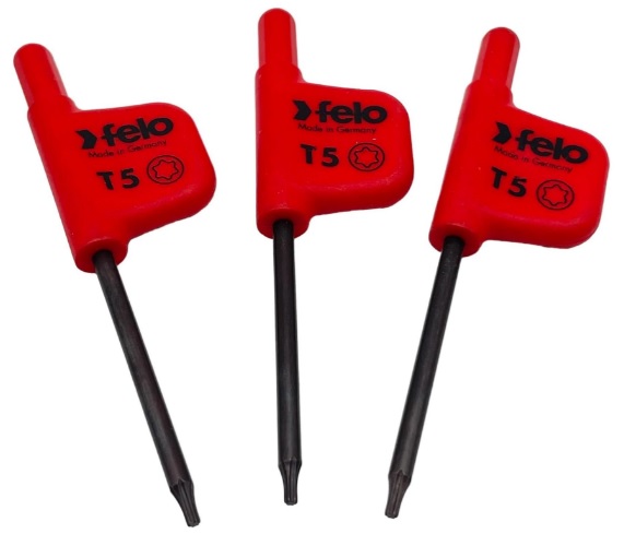 Ключ Felo 34810550 флажковый TX5х33, уп 3шт