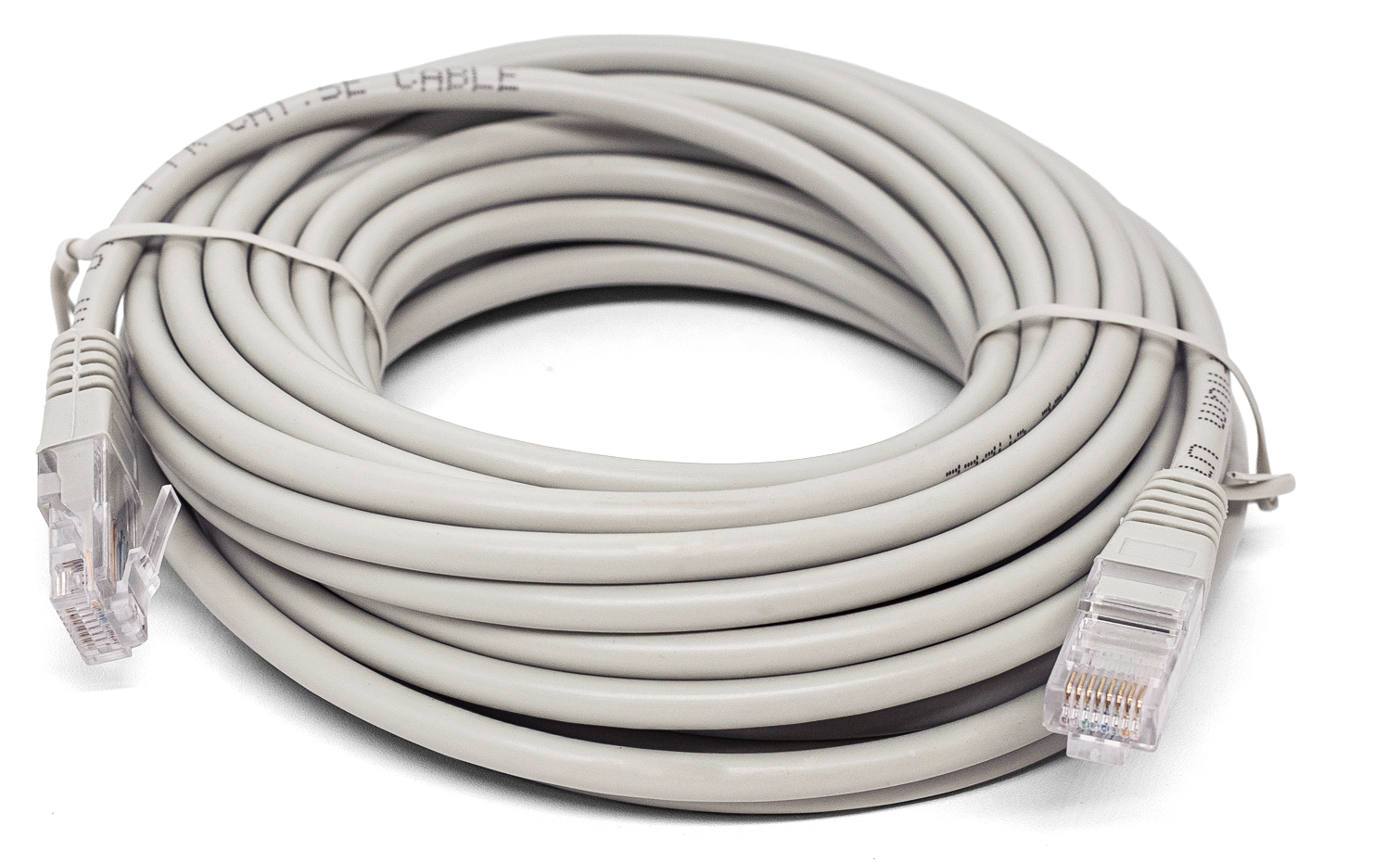 Кабель патч-корд U/UTP 5e кат. 7.5м Filum FL-U5-7.5M 26AWG(7x0.16 мм), омедненный алюминий (CCA), PVC, серый