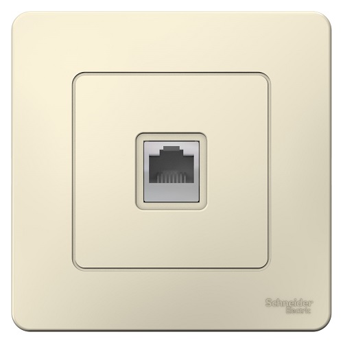 Розетка Schneider Electric BLNIS011002 ТЛФ RJ11 Молочная внутр