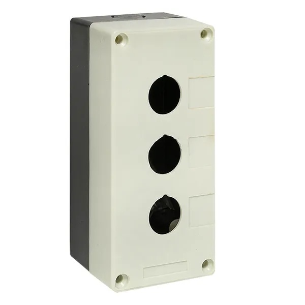 Корпус EKF cpb-103-w КП103 пластиковый 3 кнопки белый