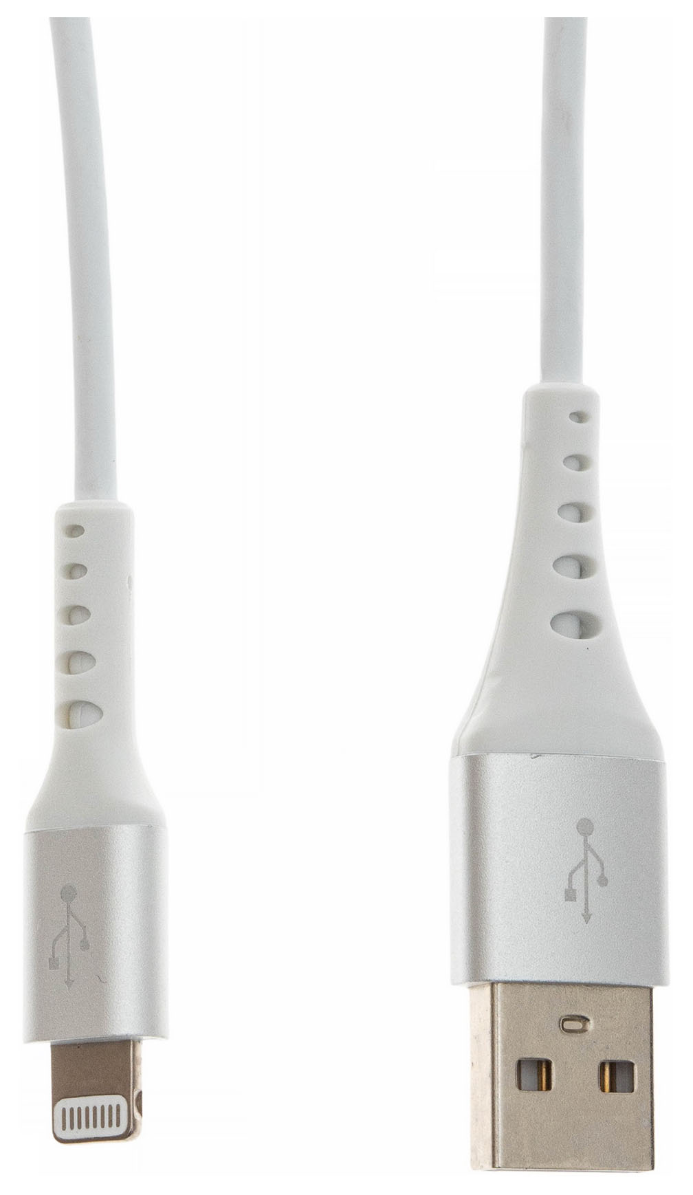 Кабель интерфейсный Cactus CS-LG.USB.A-0.8 USB(m)/Lightning(m), 0.8м, белый, блистер