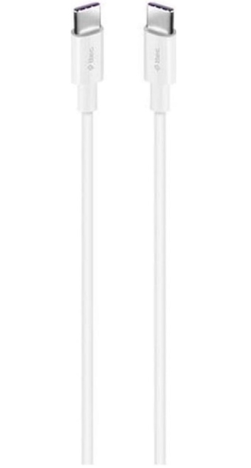 Кабель интерфейсный TTEC 2DK45B Type-C - Type-C 65W Fast Charge. Длина: 200 см. Цвет: белый