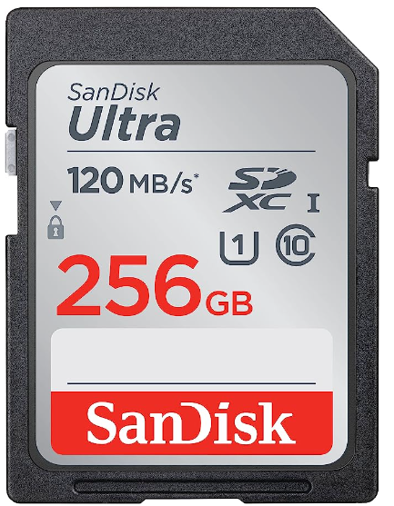  Карта памяти SDXC 256GB SanDisk Ultra Class 10 UHS-I 120MB/s