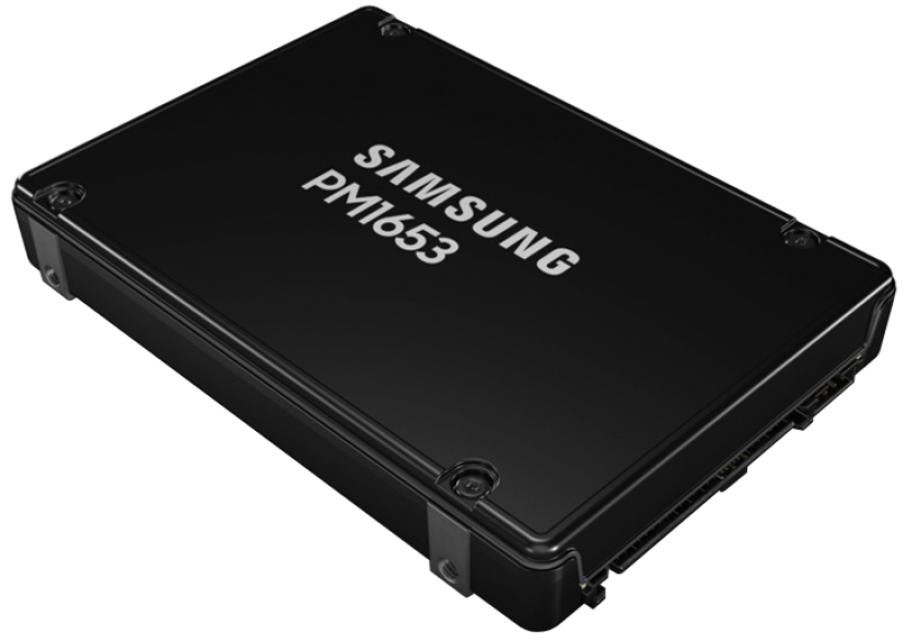 Накопитель SSD 2.5'' Samsung MZILG7T6HBLA-00A07 PM1653 7.68TB SAS 24GB/s 4200/3700MB/s IOPS 770K/135