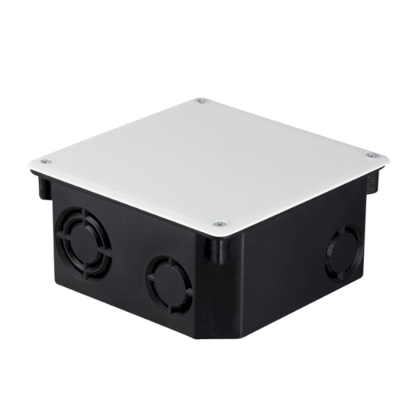 Коробка распределительная EKF plc-kmt-010-006 с крышкой для твердых стен (107х107х50) с саморезами IP20
