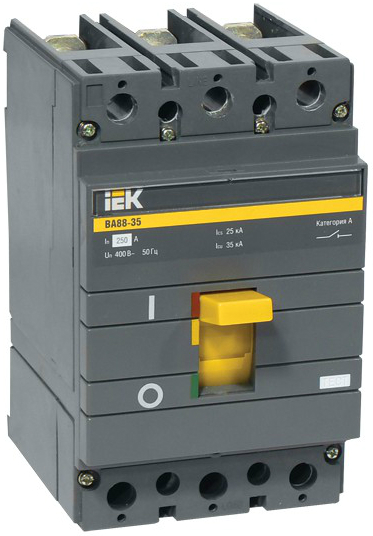 Автоматический выключатель IEK SVA30-3-0200 ВА88-35 3Р 200А 35кА