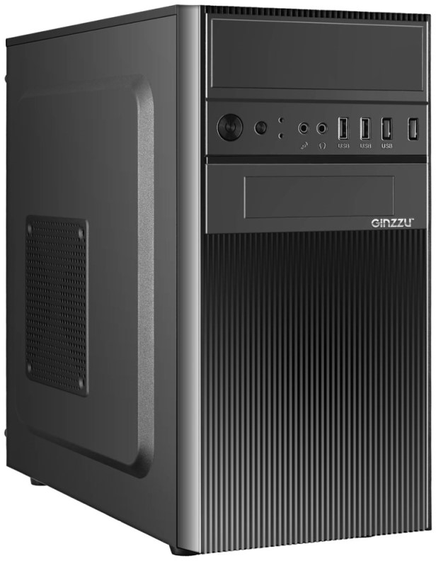 Корпуса Ginzzu Корпус mATX Ginzzu D190 без БП, 2*USB 2.0