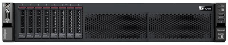 Сервер Lenovo ThinkSystem SR650 V2 7Z73TA8100 Xeon Silver 4314 (16C 2.4GHz 24MB Cache/135W), 32GB  (1x32GB, 3200MHz 2Rx4 RDIMM), 8 SAS/SATA, 9350-8i,