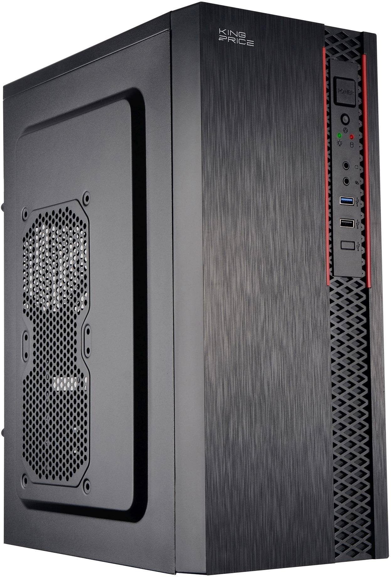 Корпус ATX KINGPRICE KPCC-MD202 черный, без БП 2*USB 2.0, audio