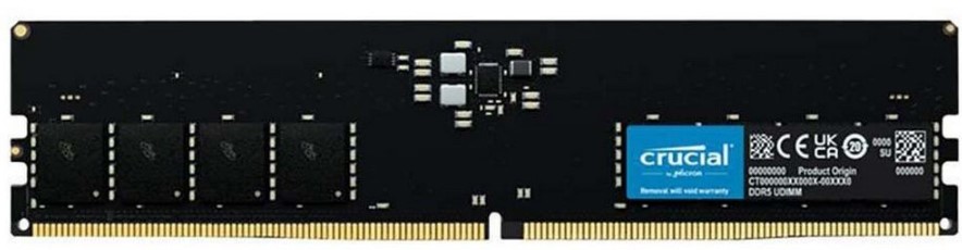 Оперативная память DDR5 UDIMM Модуль памяти DDR5 16GB Crucial CT16G56C46U5 PC5-44800 5600MHz CL46 1.1V RTL