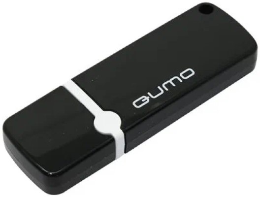 Накопитель USB 2.0 8GB Qumo QM8GUD-OP2-black Optiva 02 Black
