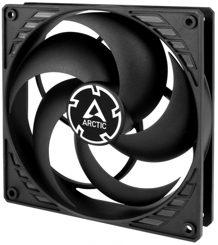 Вентилятор для корпуса ARCTIC P14 ACFAN00136A 140x140x27mm, 1700rpm, 72.8 CFM, 3-pin, black/black, value pack (5pc)